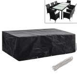 VidaXL Husă mobilier grădină, 8 ocheți, 300x140x90 cm