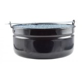 Cumpara ieftin Ceaun Emailat 14L Perfect Home, Tip Oala cu Maner, Fonta Emailata, Diametru 33.5cm, Inaltime 18cm, Camping, Gradina, Gulas