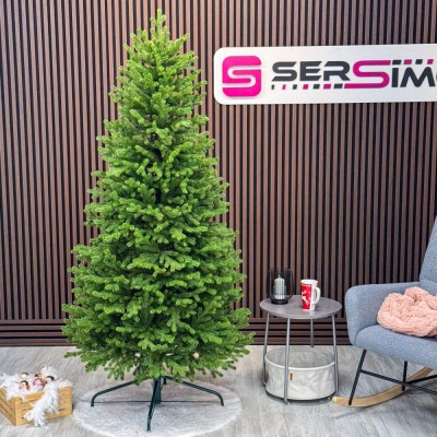 Brad artificial Sersimo, Alindra Elite, verde, integral 3D, 210 cm Household NewTrend foto