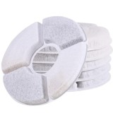 Set 6 filtre pentru fantana de apa animale Purlov, 3 straturi