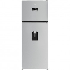 Frigider cu doua usi Beko B5RDNE504LDM, 477 l, HarvestFresh, AeroFlow, Everfresh+, No Frost, dispenser apa, Clasa E, H186,5 cm, Glossy Grey