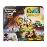 MONSTER JAM MINI JAMS SET DE JOACA CRASH AND CRUMBLE JUNGLE CU MASINUTELE EL