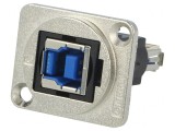 Adaptor USB 3.0 Metal 19x24mm USB A la USB B