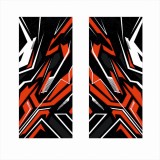 Set 2 stickere auto decorative pentru st&Atilde;&cent;lpi u&Egrave;i, 50x22 cm, folie orajet oracal, autoadeziv&Auml;, print ecosolvent hd