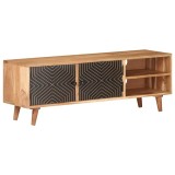 Cumpara ieftin Comoda TV, 115x30x39 cm, lemn masiv de acacia