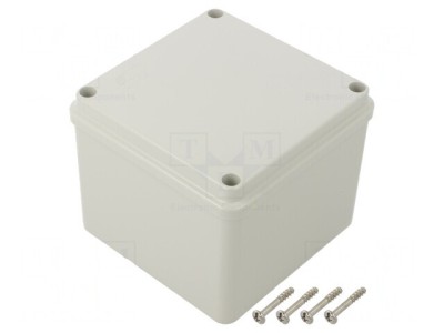 Carcasă Universală Gri IP56 108x108x88mm SCABOX foto
