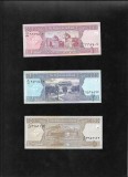 Set Bancnote Afganistan 1+2+5 Afgani UNC - Lot Colectie Numismatica