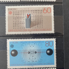 PC481 - Germania / Deutsche Bundespost 1983 Europa CEPT/ Inventii, serie MNH, 2v