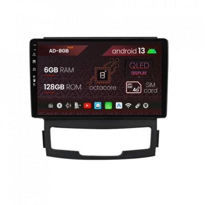 Navigatie Ssang Yong Korando (2010-2013), Android 13, B-Octacore 6GB RAM + 128GB ROM, 9 Inch - AD-BGB9006+AD-BGRKIT432 foto