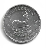 South Africa Mint - 2019 KRUGERAND - 1oz 999 Argint Bullion Coin -BU