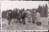 HST M384 Poză v&acirc;nători cu trofeu Rom&acirc;nia anii 1930