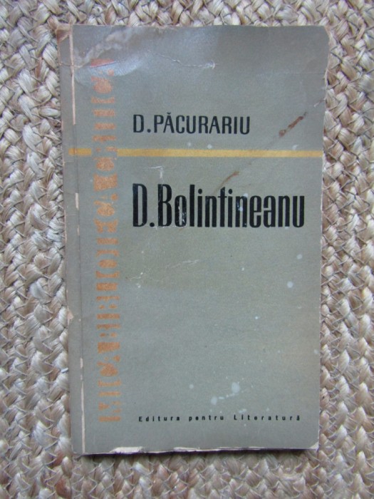 D. Bolintineanu - D. Pacurariu