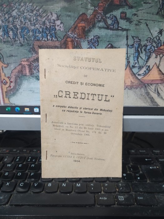 Statutul Societăței cooperative de credit și economie Creditul a corpului didactic și clerical din mehedinți, Turnu Severin 1904, 179