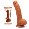 Silicon Dual Layered Dildo Brown 22.5cm, X-Men