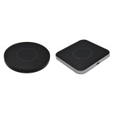 Incarcator Wireless Universal QI 5W, USB, LED, Protectie Supraincalzire, Design Compact, Rotund/Patrat