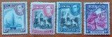 Colonie-Britanica-1938-''BERMUDE-KING-GEORGE VI-Dierse-PEISAJaE'-LOT 4Val.''-STAMPIL--VEZI SCAN