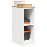 VidaXL Dulap depozitare garaj alb 30x51x85 cm lemn masiv de pin