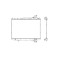 Radiator racire Nissan Pick Up (D22), 02.1998-04.2005 Pickup/Navara/Frontier, Motorizare 2, 4 88/98kw Benzina, tip climatizare Cu/fara AC, cutie Manu