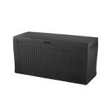 Ladă confortabilă din plastic pentru grădină 270 L grafit