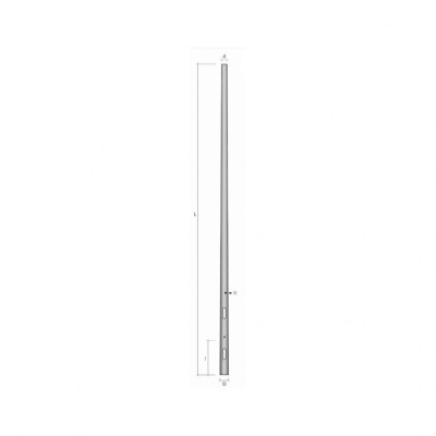 Stalp Conic OL ZN Ingropat 12.8M foto