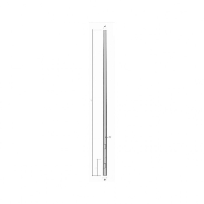 Stalp Conic OL ZN Ingropat 12.8M