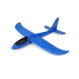 Avion planor polistiren 47 cm, albastru &acirc; jucarie outdoor pentru copii, Flippy