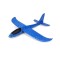Avion planor polistiren 47 cm, albastru &acirc; jucarie outdoor pentru copii