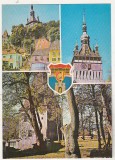 bnk cp Sighisoara - Vedere - necirculata - marca fixa