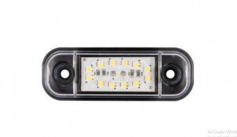 Lampa gabarit ovala Slim cu 12 LED -alb FR0175B foto