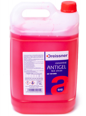 Antigel Concentrat Dreissner Rosu G12 5L AD 10012995 foto