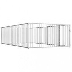 vidaXL Padoc de c&acirc;ini pentru exterior, 200 x 400 x 100 cm