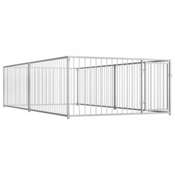 Padoc de c&acirc;ini pentru exterior, 200 x 400 x 100 cm