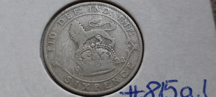 ANGLIA 6 PENCE 1922
