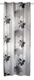 Draperie Blackout Gri, Vegas Blackout, 135x245 cm, Inele, Relax KipRoom - Draperie Opaca, Izolare Termica si Fonica, Poliester
