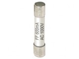 Siguranță 600mA 1kV 6,3x32mm 10buc.