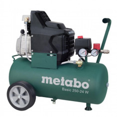 Compresor de aer cu piston Metabo BASIC 250-24 W, 24 L, 8 bar, 200 L min, 2 CP, monofazat foto