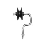 Izolator negru pentru gard electric cu filet M6 Breckner Germany