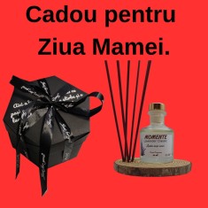 Cadou de Ziua Mamei Personalizat , Cutie cu 24 Poze E i Odorizant Lavender