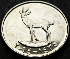 Moneda exotica 25 FILS - EMIRATELE ARABE UNITE 1428, anul 2014 *cod 253