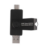 Cititor carduri OTG 3in1 USB3.1 USB2.0 UUSB SD+TF max. 128GB
