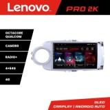 Navigatie Toyota Yaris 2010-2018 Lenovo Kit-YARIS10 8 core QLED 2K 4+64 360 Android Waze USB Navigatie Internet Youtube Radio Lenovo CarStore Technolo