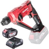 Raider RDP-SRH20 + RDP-R20 - Rotopercutor SDS-Plus 1.2 J + Set 1 acumulator si incarcator Li-Ion 20 V 4 Ah