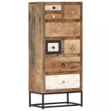 VidaXL Dulap cu sertare, 45 x 30 x 105 cm, lemn masiv reciclat