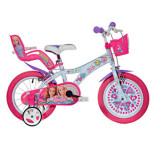 Bicicleta pentru copii 4-5 ani - Barbie la plimbare, Dino Bikes