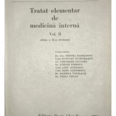 Octavian Fodor - Tratat elementar de medicină internă, vol. 2 (ed. II) (editia 1974)