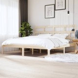 Cumpara ieftin Cadru de pat, 200x200 cm, lemn masiv de pin