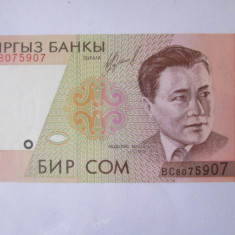 Kirghistan 1 Som 1994 UNC