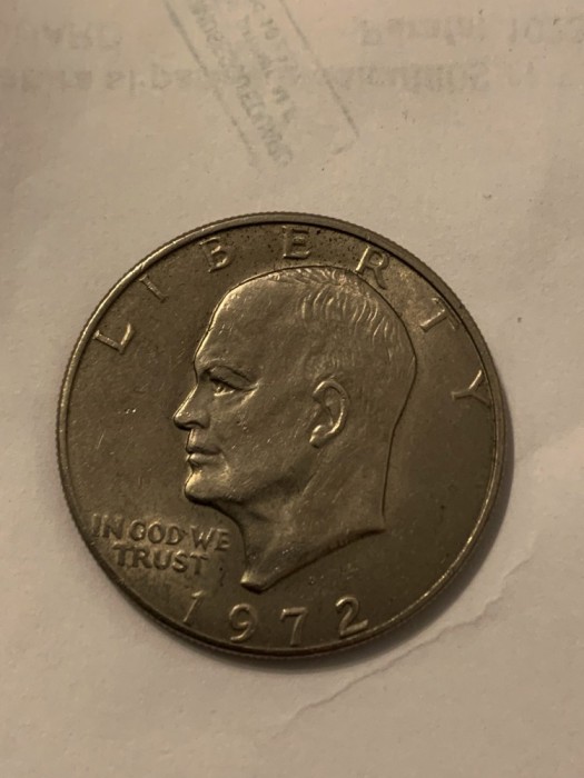 Moneda 1 Dollar 1972 D - Eisenhower Dollar