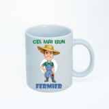 Cana alba personalizata fermier, INOVATIX&reg;. 330ml
