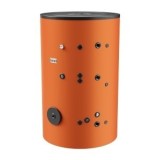 Boiler Indirect Pentru Sisteme Solare, 1500L, Doua Serpentine, Ecounit We 1500-2C